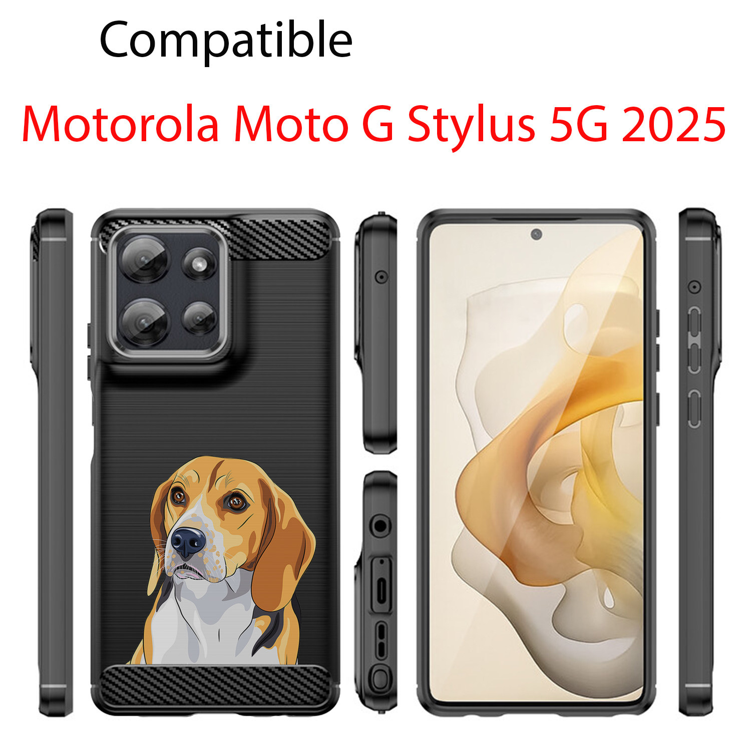 Case For Moto G Stylus 2025 | Flex TPU Fiber | Textured Slim Protective Cover - Picture 43 of 61