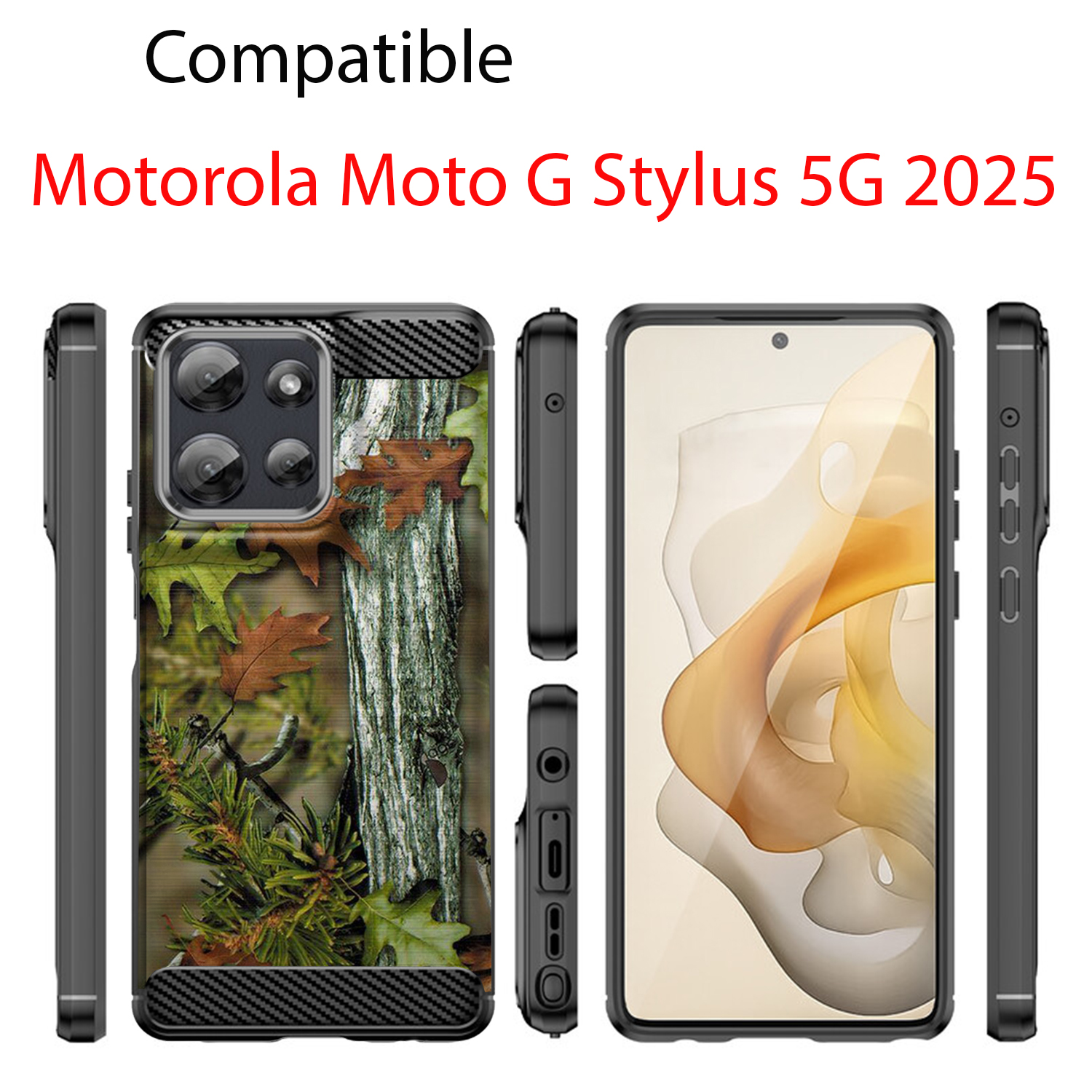 Case For Moto G Stylus 2025 | Flex TPU Fiber| Slim Flexible Protective Cover - Picture 11 of 37