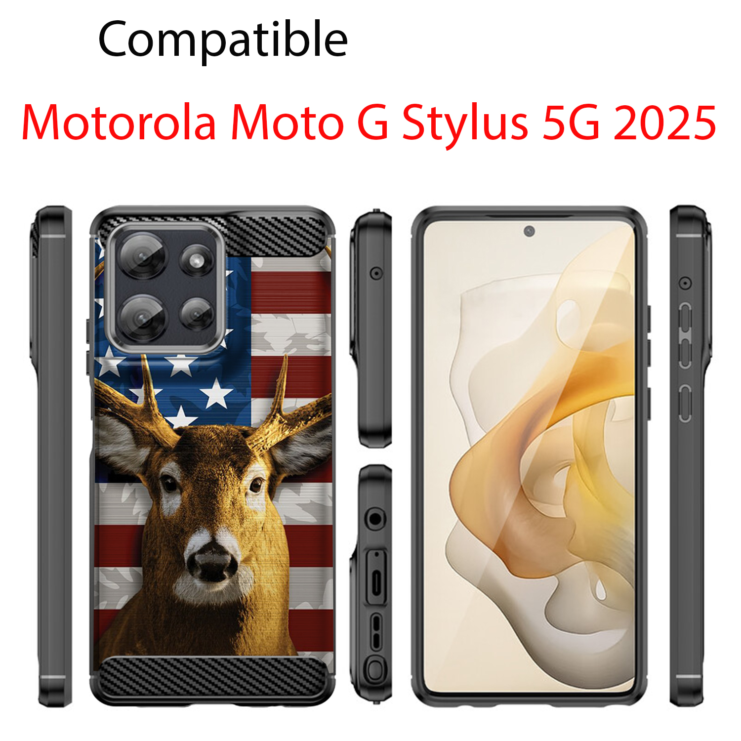Case For Moto G Stylus 2025 | Flex TPU Fiber| Slim Flexible Protective Cover - Picture 23 of 37