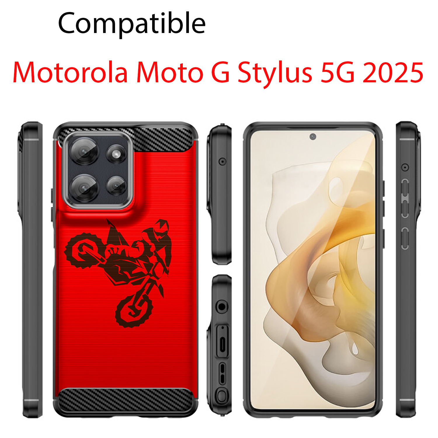 For Moto G Stylus 2025 | Flex TPU Fiber | Slim Flexible Matte Case - Picture 27 of 49