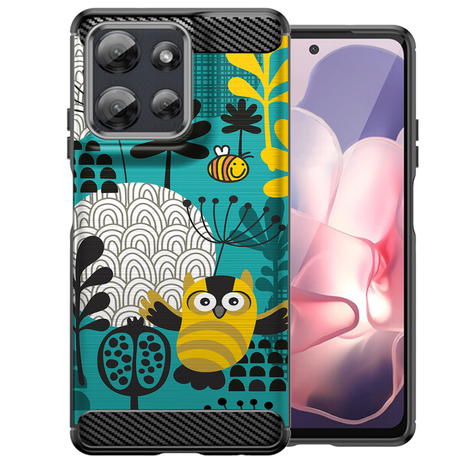 For [Moto G (2026 ONLY)][Flex TPU Fiber SET8] TPU Slim Flexible Grip Case
