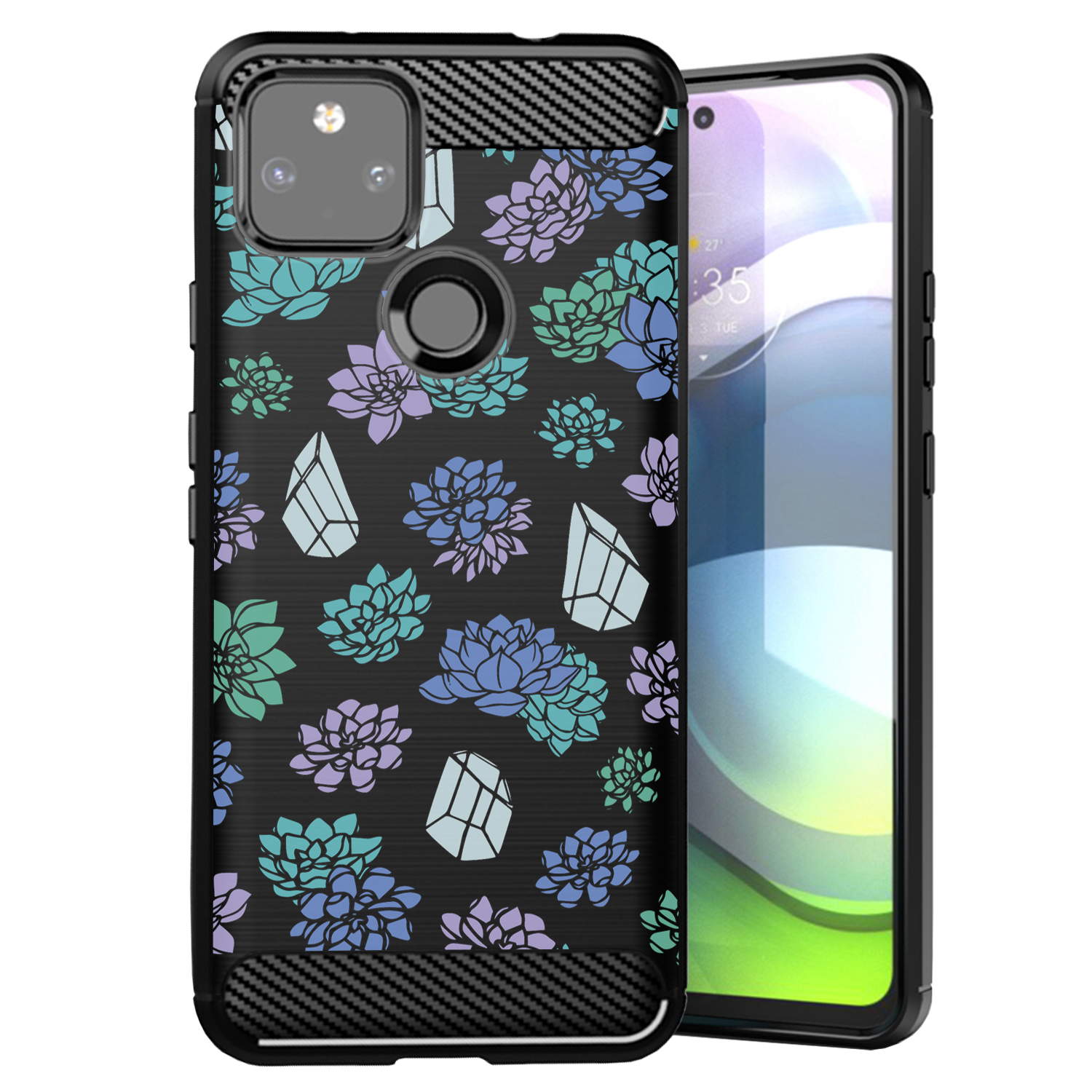Case For [Google Pixel 5A (2021)][Flex TPU Fiber SET11] Unique Slim Flexible