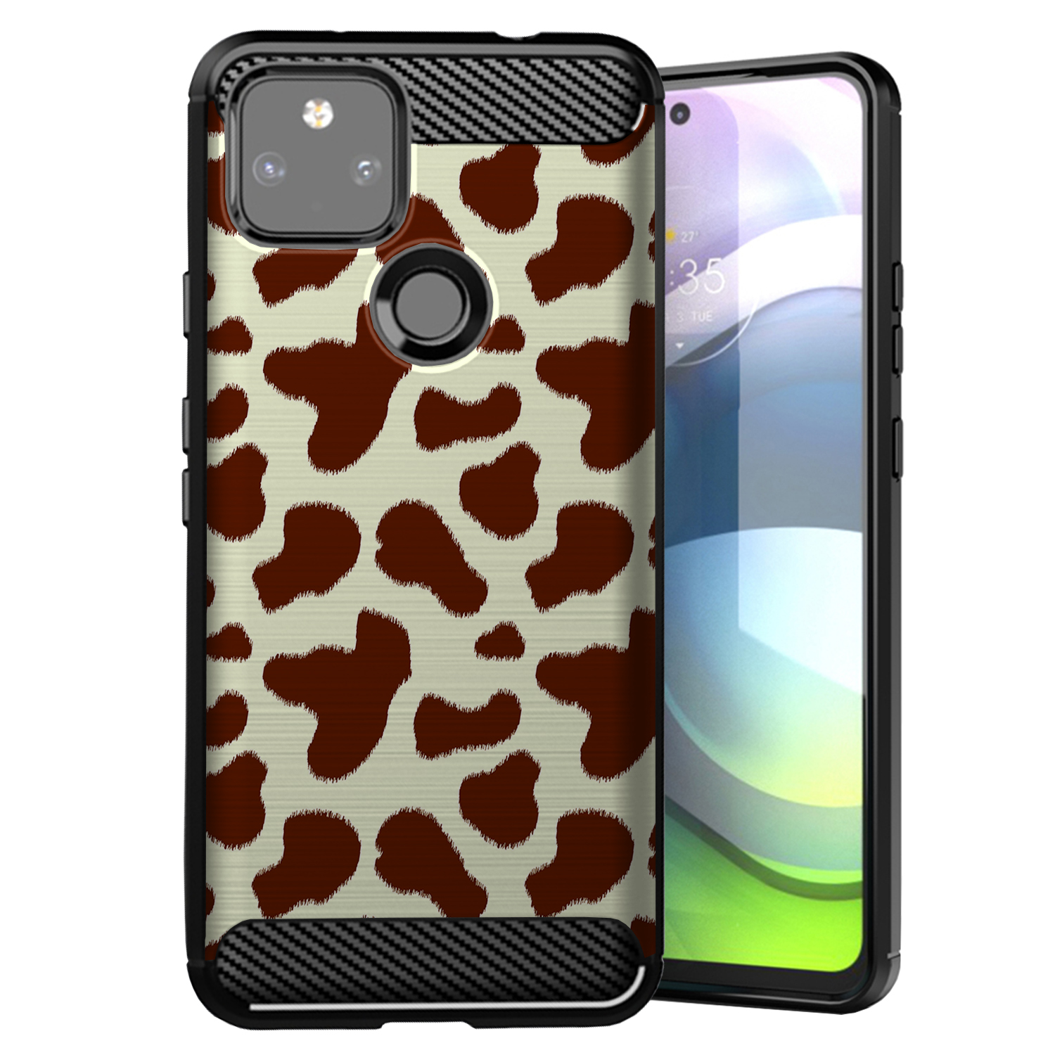 Case For [Google Pixel 5A (2021)][FLEX TPU SET17] Cool Embossed Slim Cover