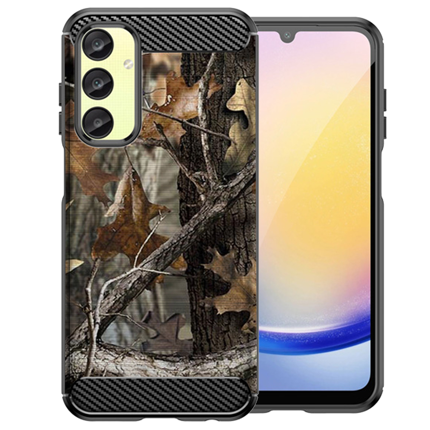 For [Samsung Galaxy A25 5G][Flex TPU Fiber SET4]Shockproof Slim Flexible Case