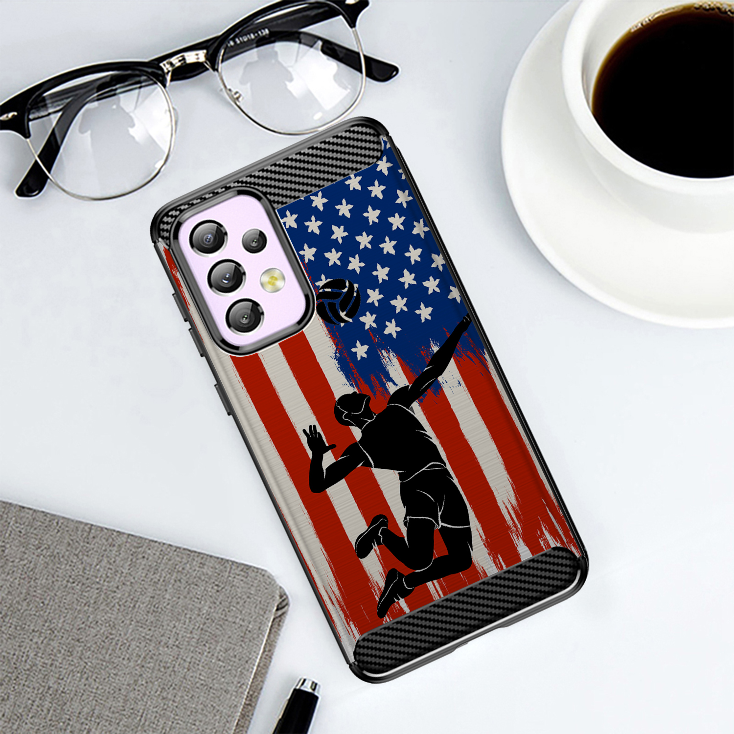 For [Samsung Galaxy A53 5G][Flex TPU Fiber SET14] Unique Matte Case