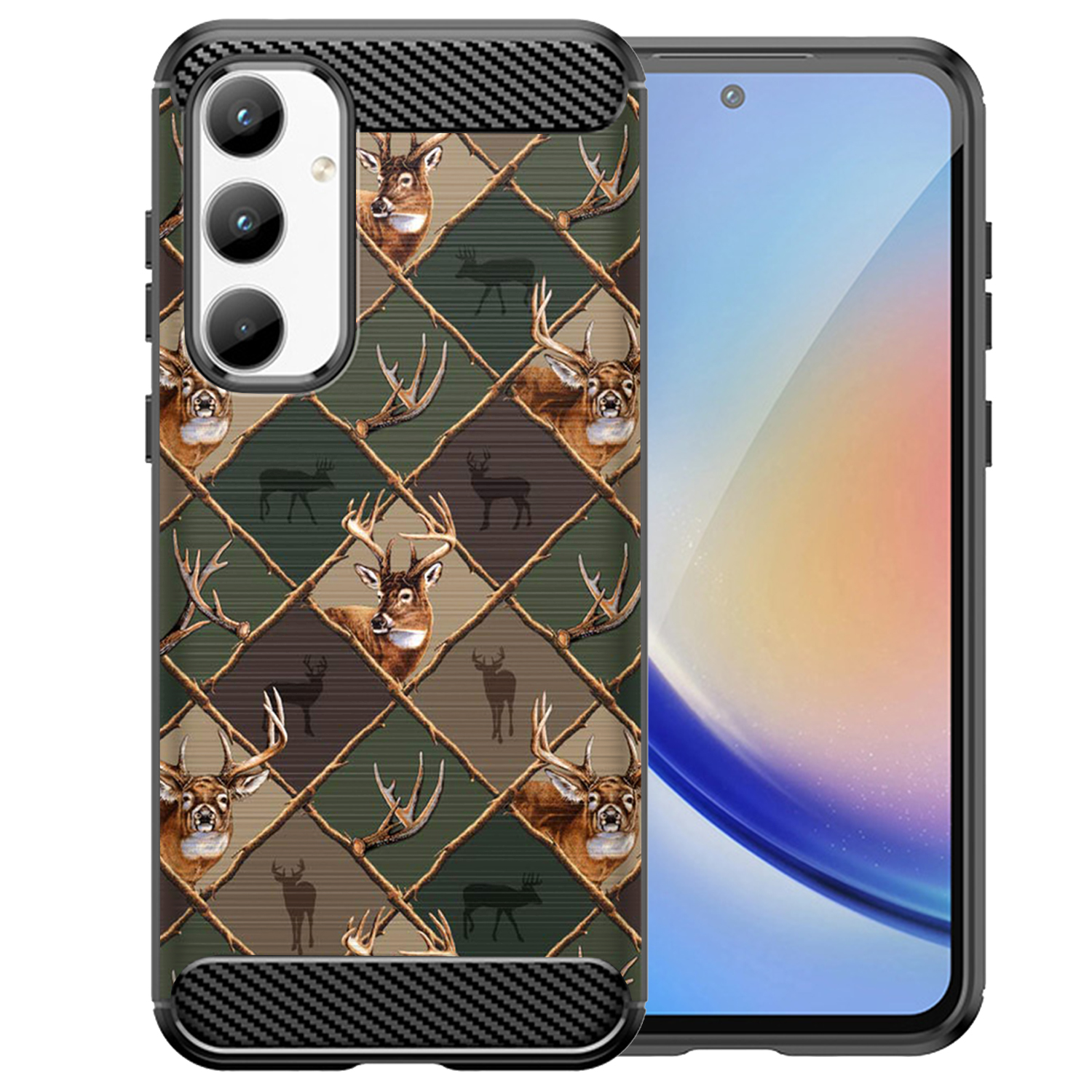 For [Samsung Galaxy A35 5G][Flex TPU Fiber SET12] Slim Shock Combat Case