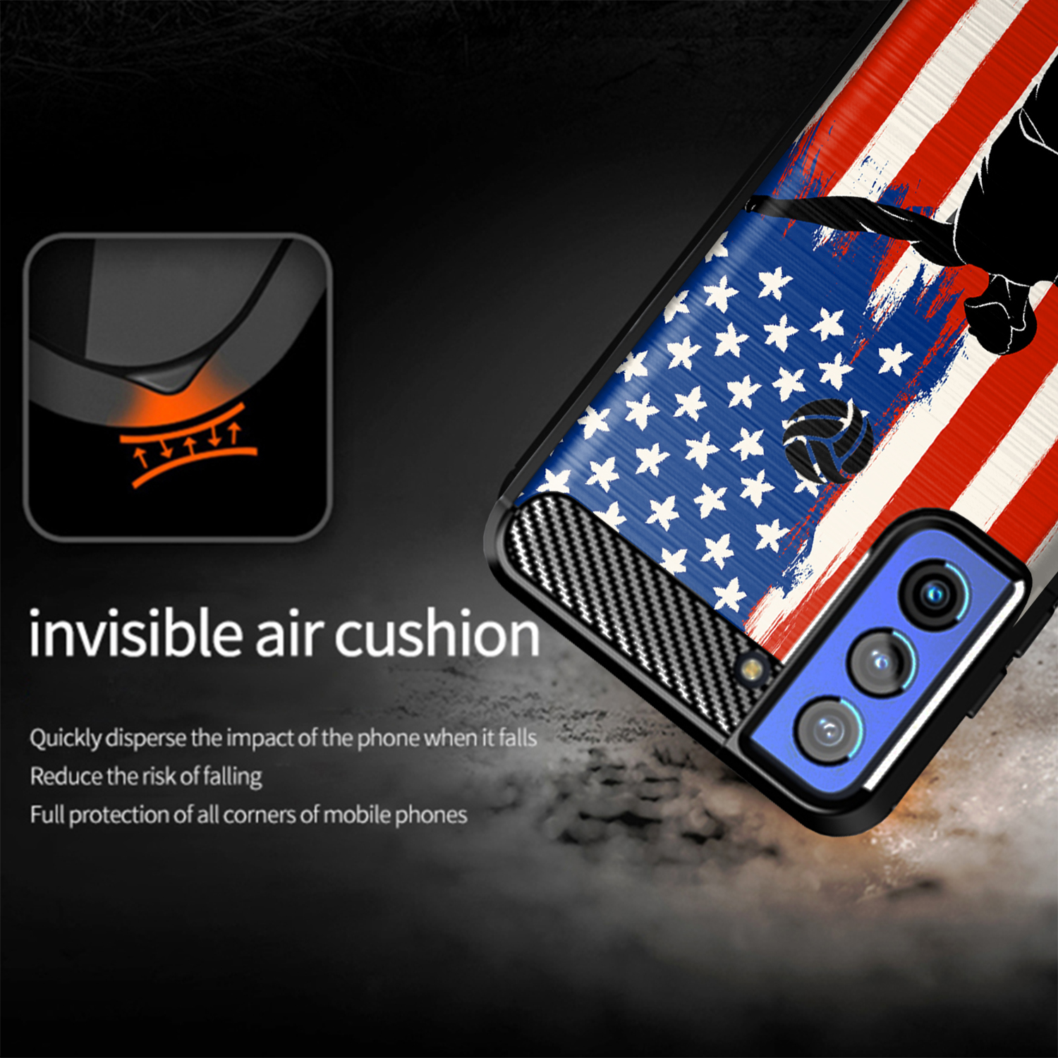 For [Samsung Galaxy S21 FE][Flex TPU Fiber SET14] Unique Matte Case