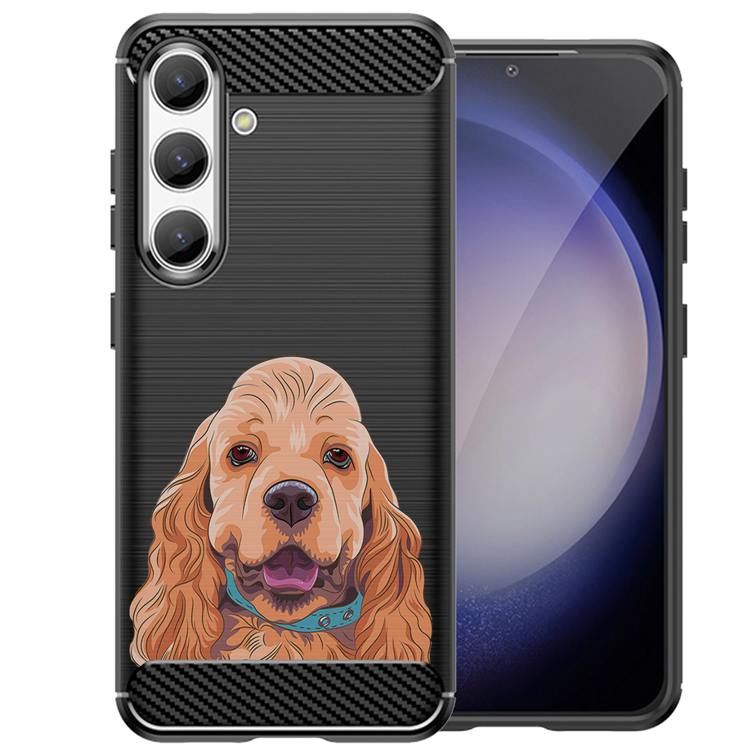 Case For [Samsung Galaxy S25][Flex TPU Fiber SET9] textured Slim Cover