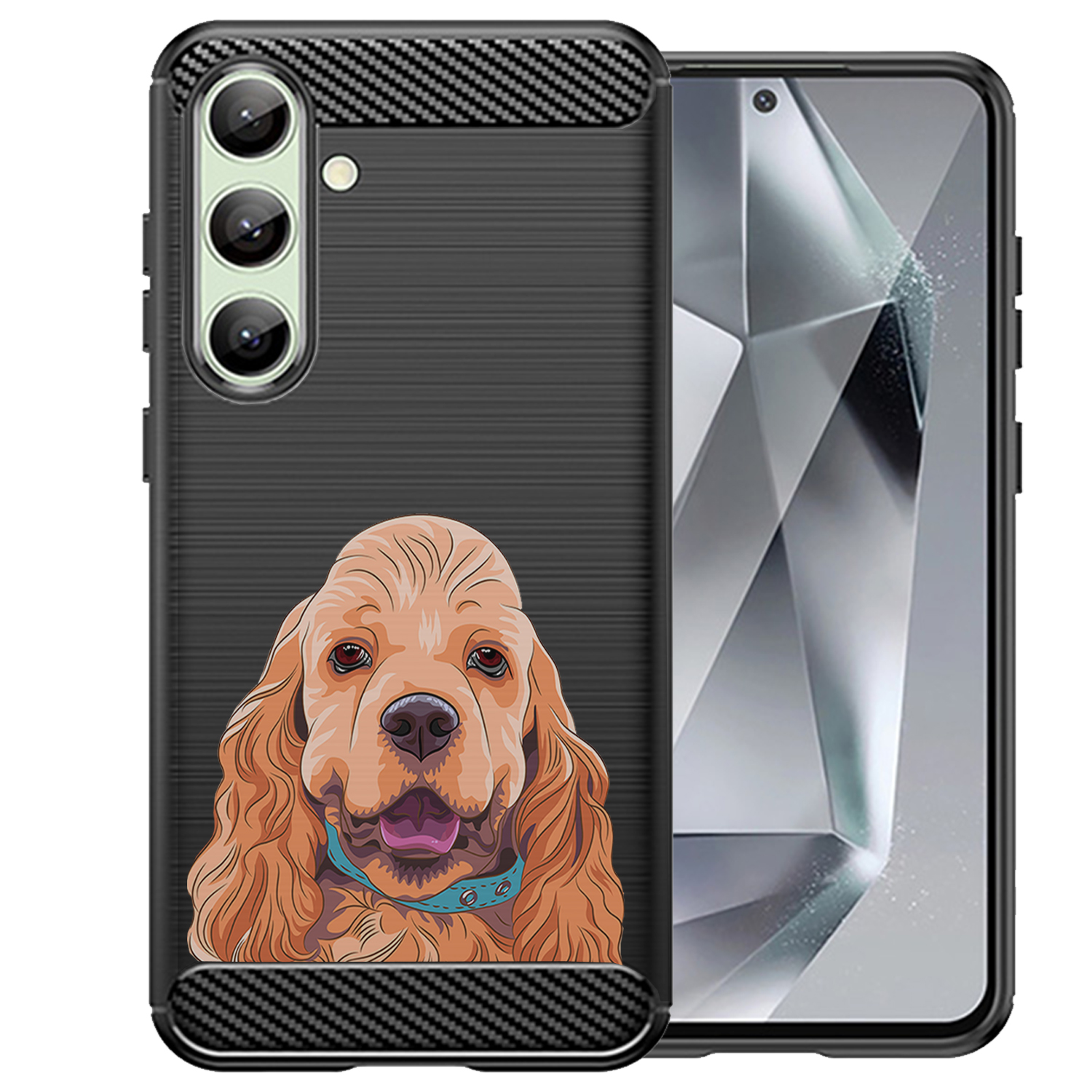 Case For [Samsung Galaxy S25 FE][Flex TPU Fiber SET9] textured Slim Cover