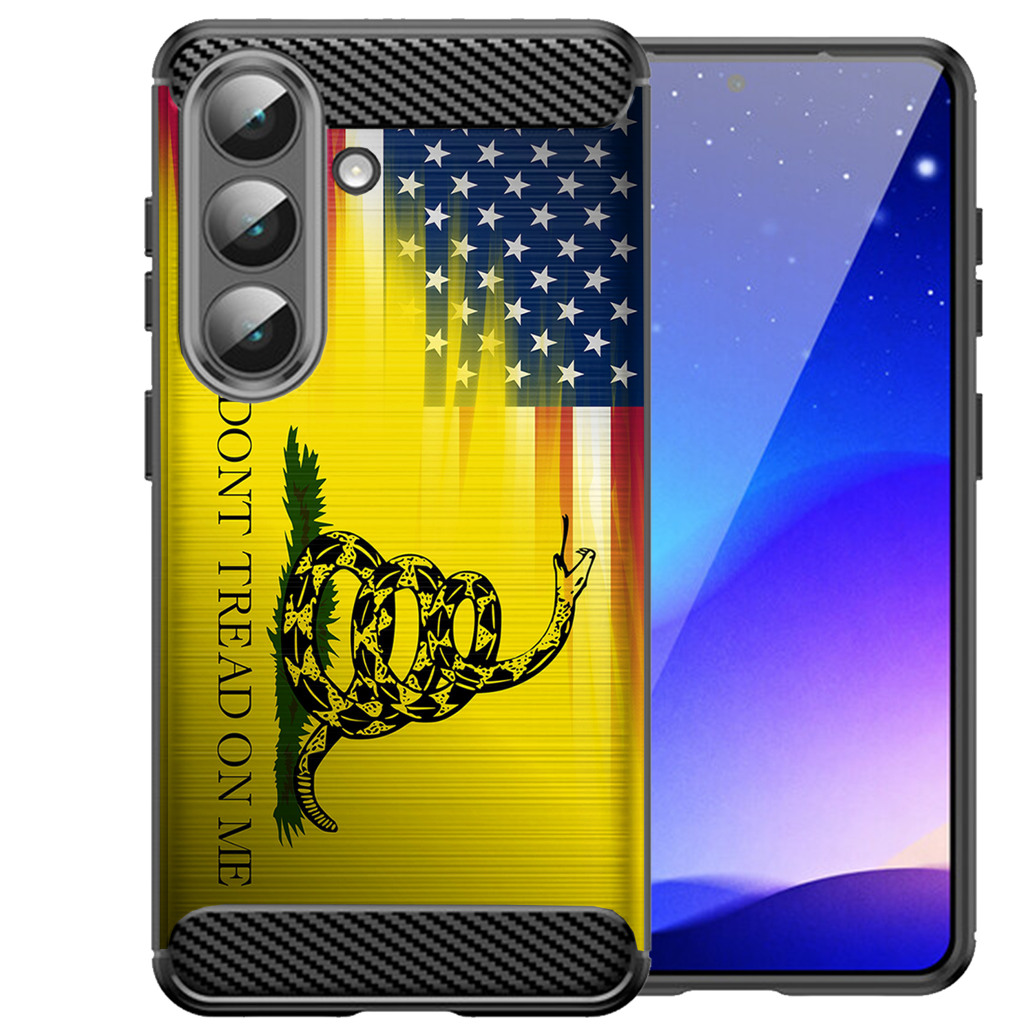 Case For [Samsung Galaxy S26] [Flex TPU Fiber SET3] Slim Black Cover