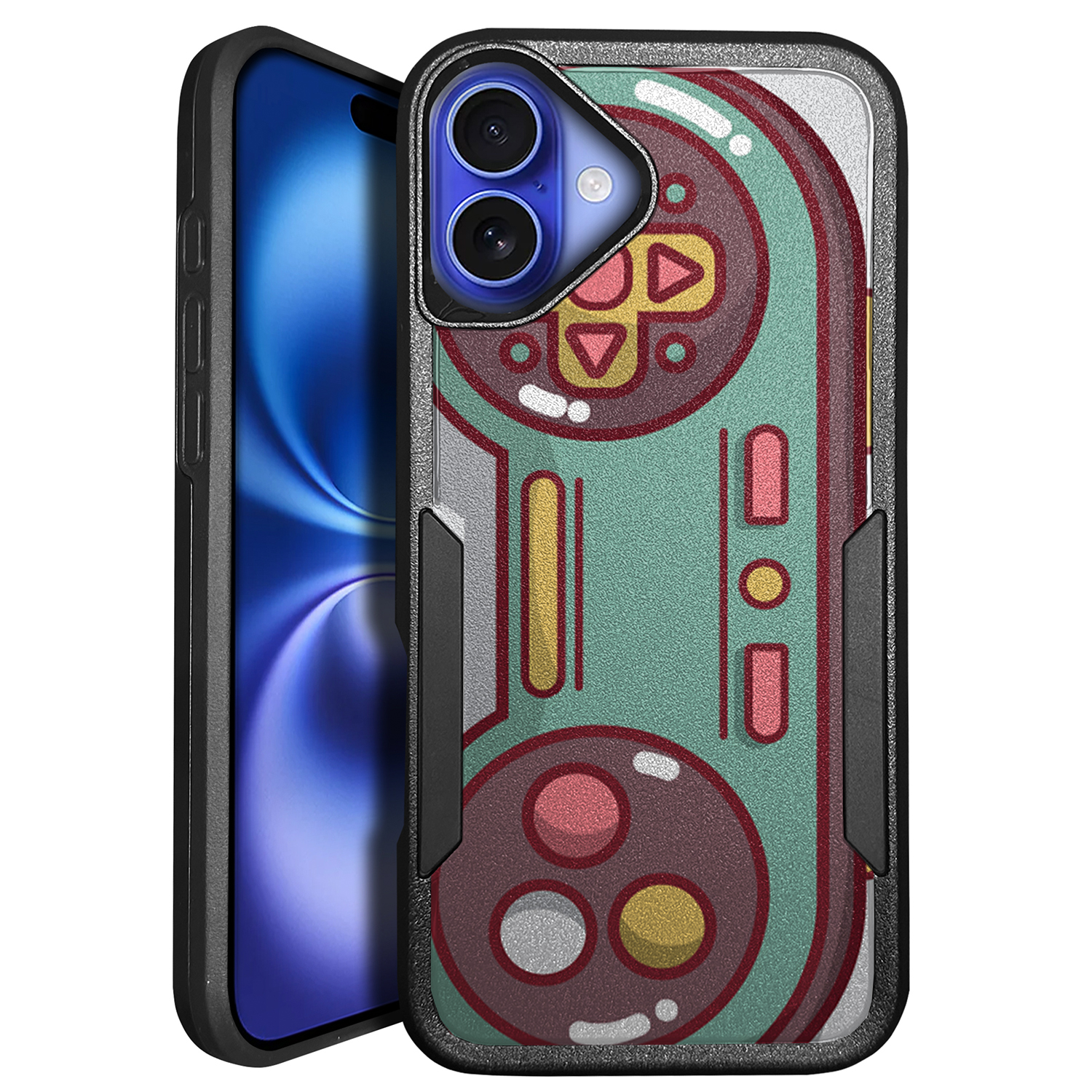 For [Apple iPhone 16 PLUS][HYBRID ARMOR][Dual Two Piece Case]
