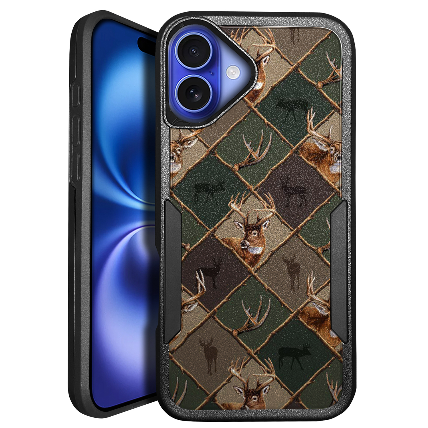 For [Apple iPhone 16 PLUS][HYBRID ARMOR][Dual Two Piece Case] Shock