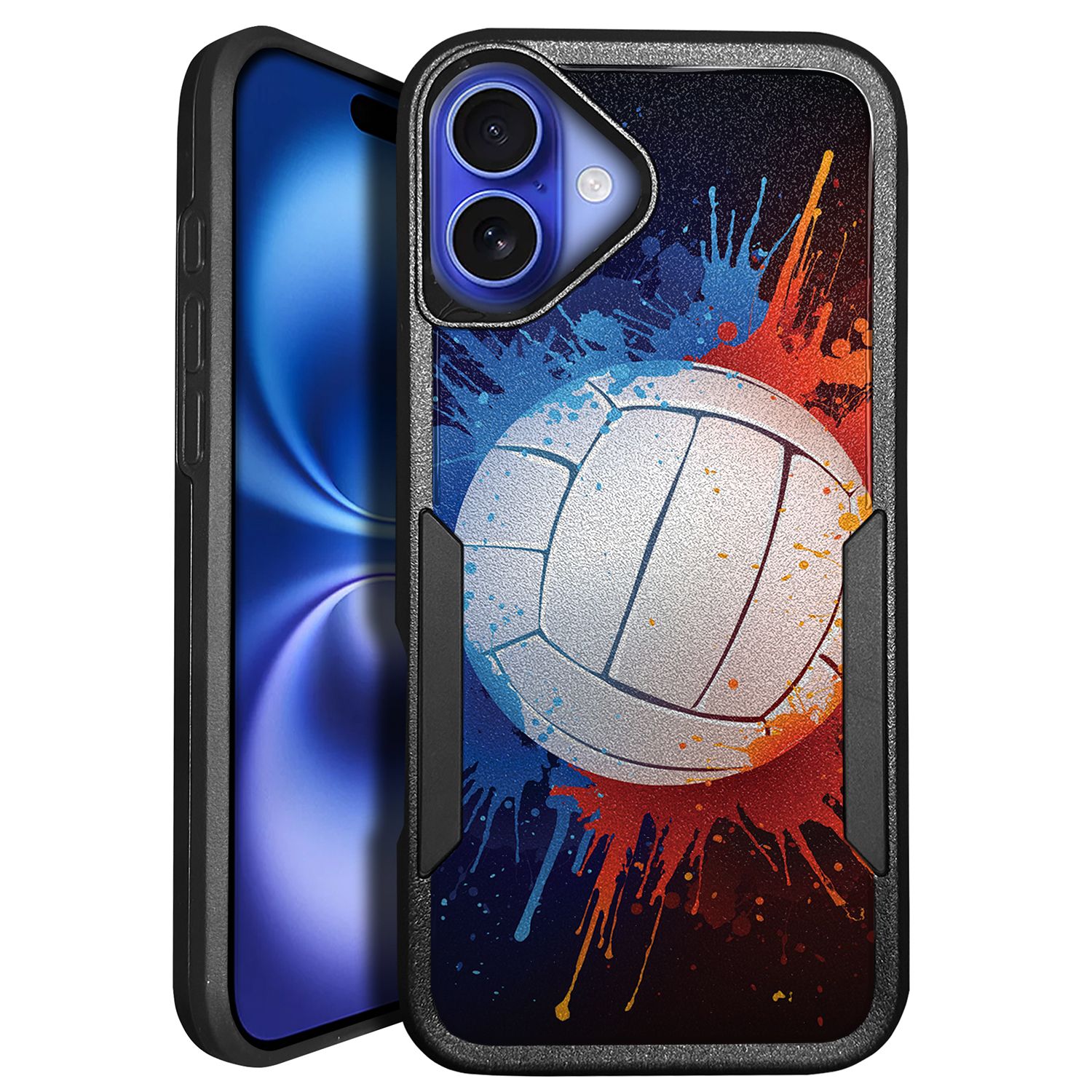 For [Apple iPhone 16 PLUS][HYBRID ARMOR][Dual Two Piece Case] Sport Case
