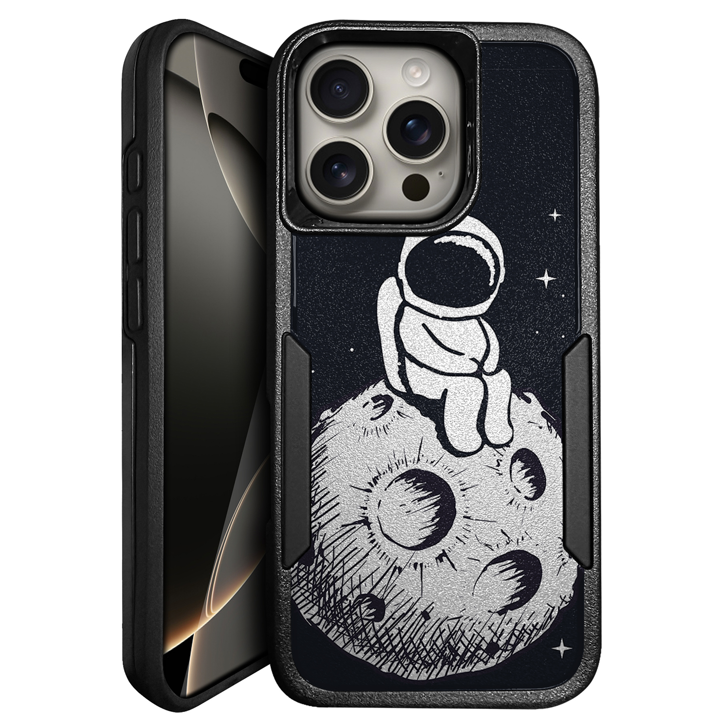 For [iPhone 16 PRO MAX][HYBRID ARMOR][Dual Two Piece Case