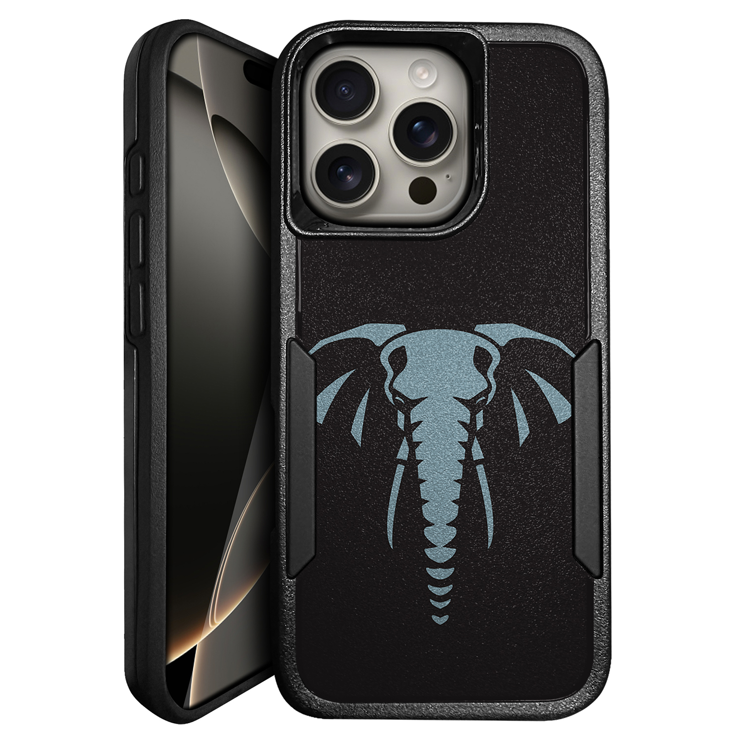 For [Apple iPhone 16 PRO][HYBRID ARMOR][Dual Two Piece Case