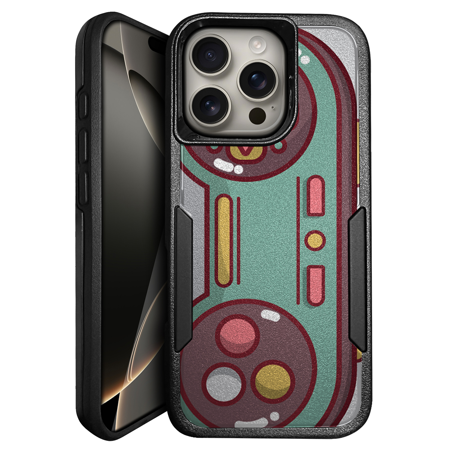 COVERARY×familiar iPhoneケース　iPhone16Pro Amazon.com: GVIEWIN for iPhone 16 Pro Max Case with Screen