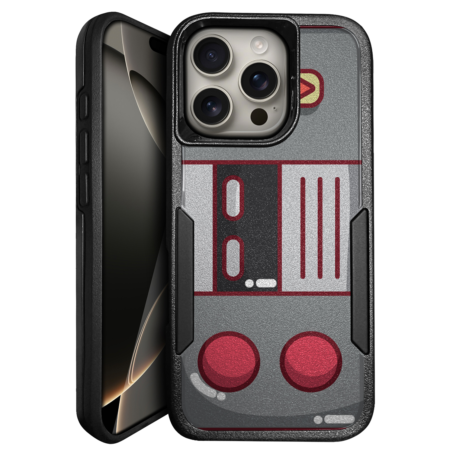 For [iPhone 16 PRO MAX][HYBRID ARMOR][Dual Two Piece Case
