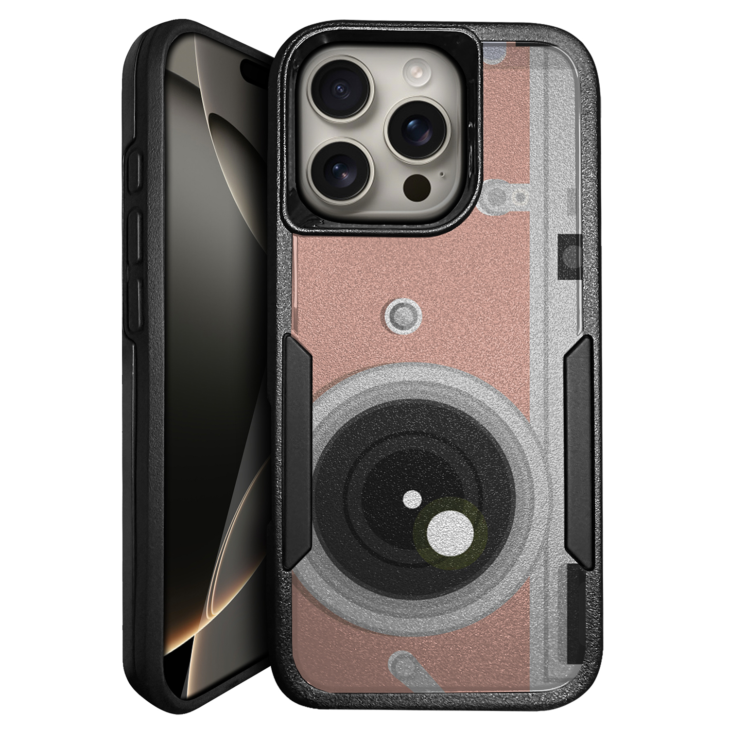 For [iPhone 16 PRO MAX][HYBRID ARMOR][Dual Two Piece Case
