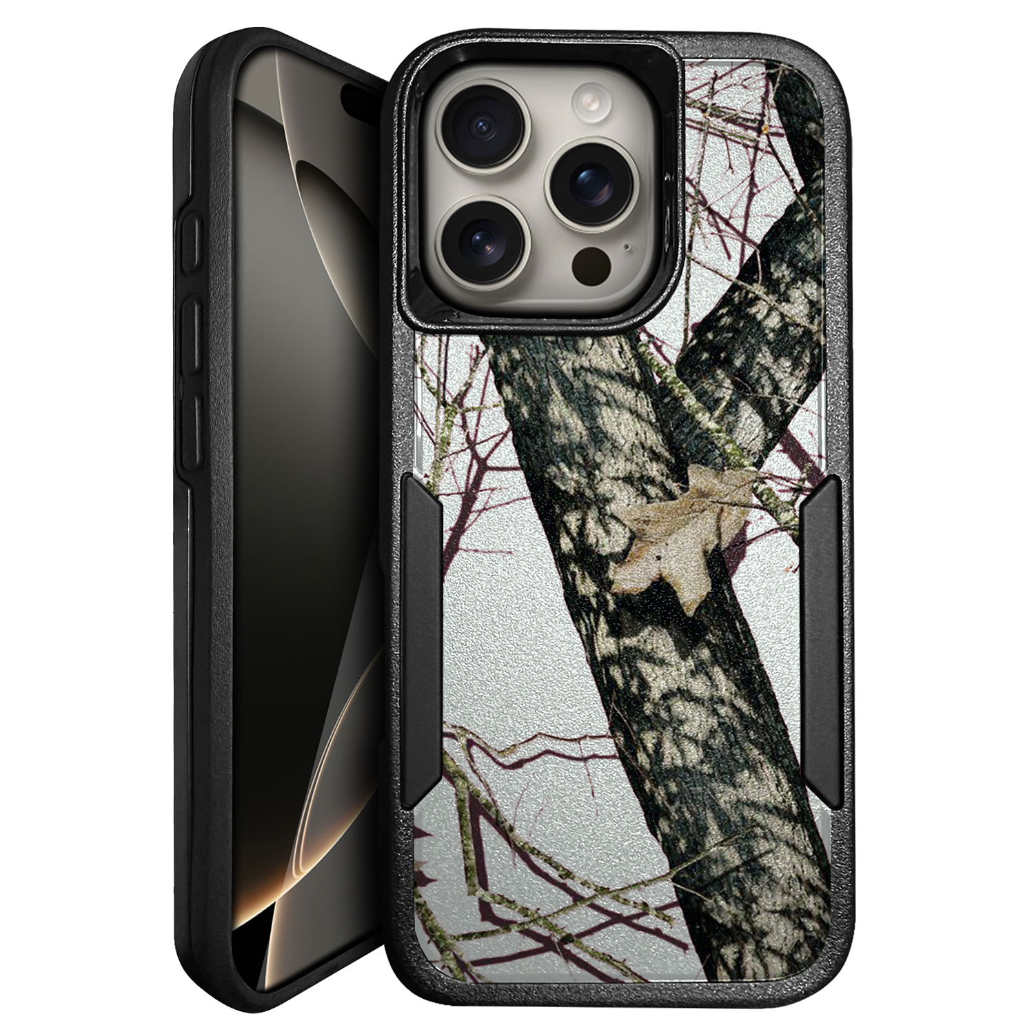 For [iPhone 16 PRO MAX][HYBRID ARMOR][Dual Two Piece Case