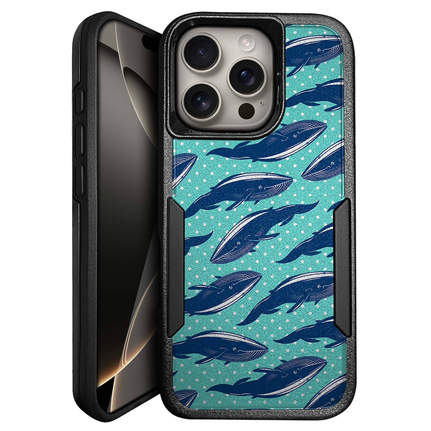 For [iPhone 16 PRO MAX][HYBRID ARMOR][Dual Two Piece Case