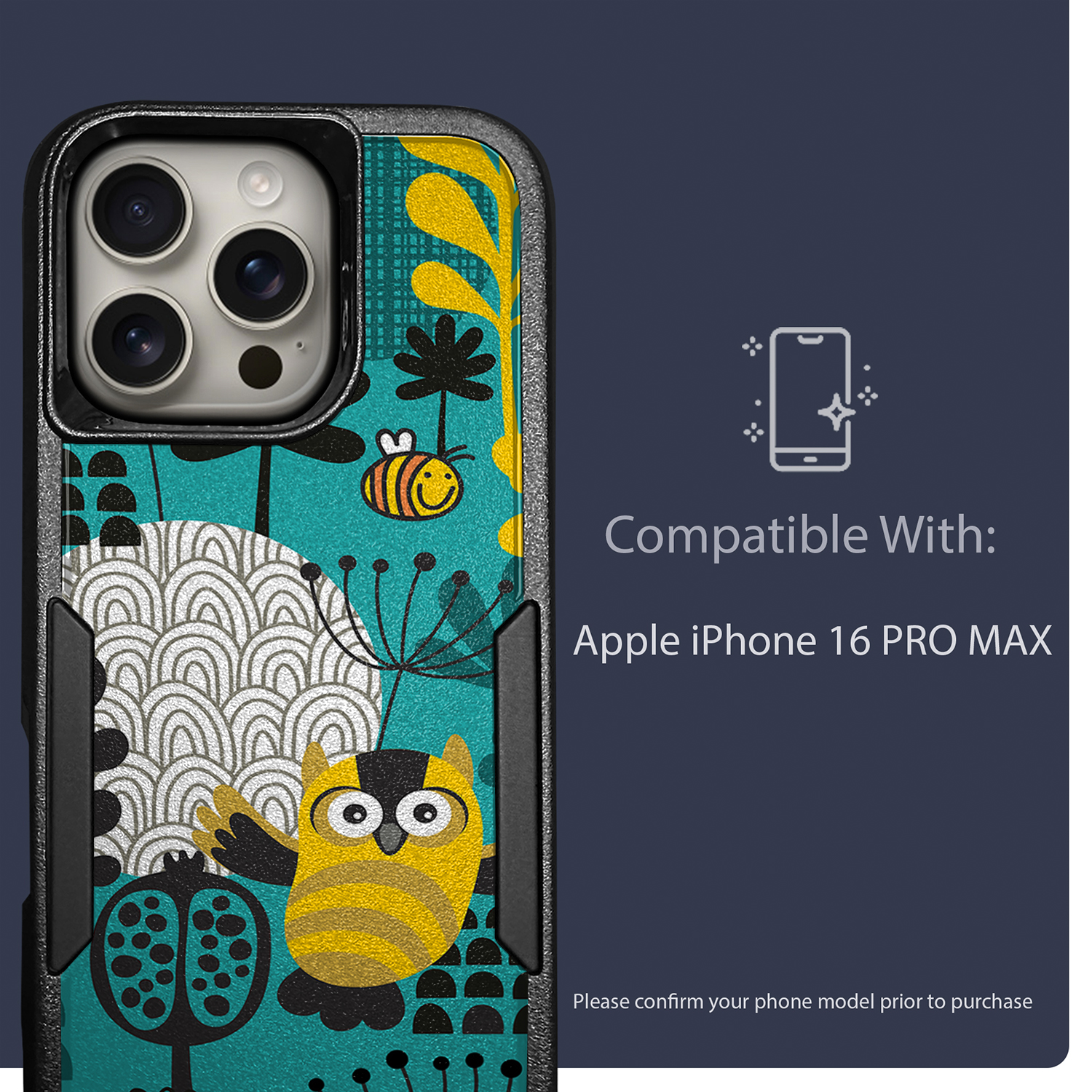 For [iPhone 16 PRO MAX][HYBRID ARMOR][Dual Two Piece Case