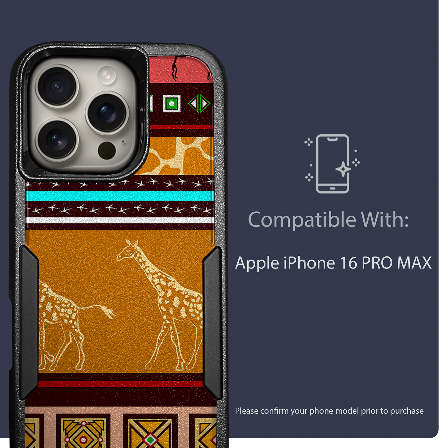 COVERARY×familiar iPhoneケース　iPhone16Pro For [iPhone 16 PRO MAX][HYBRID ARMOR][Dual Two Piece Case