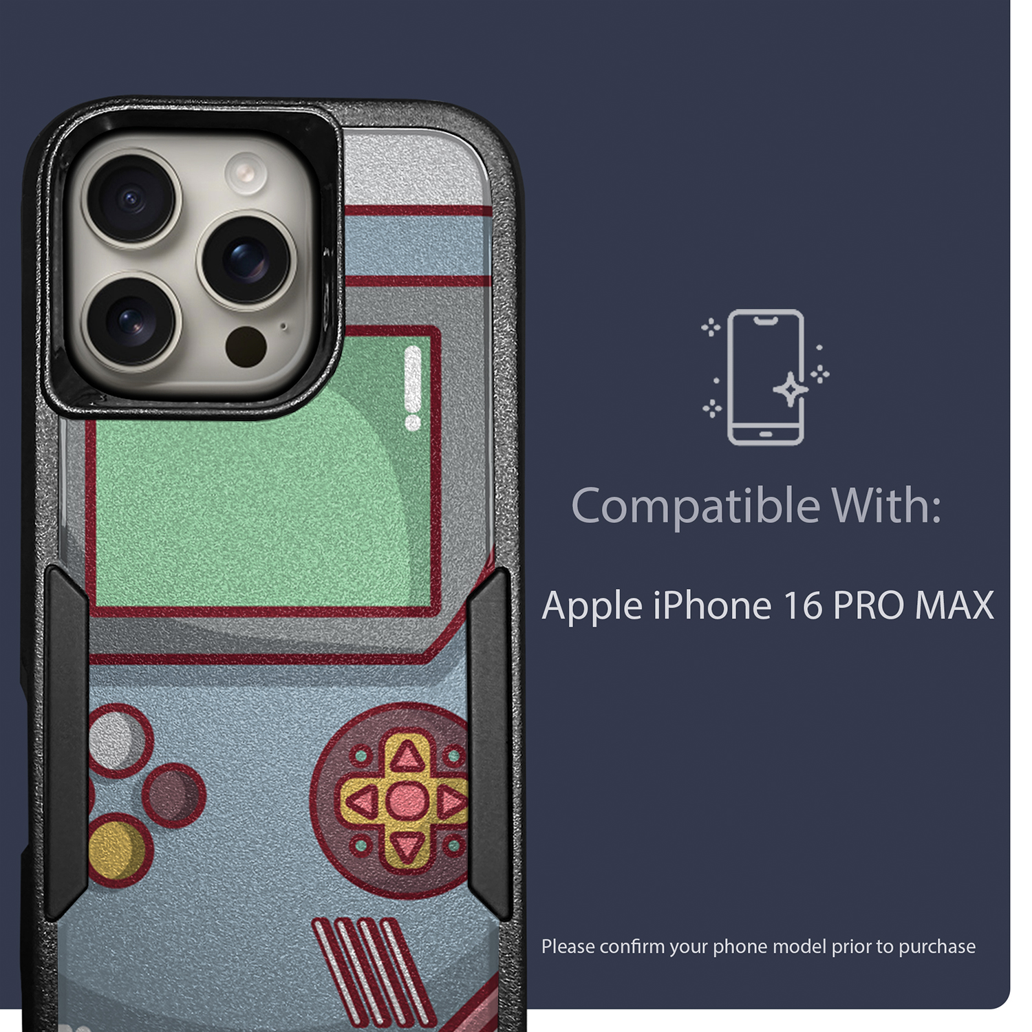 For [iPhone 16 PRO MAX][HYBRID ARMOR][Dual Two Piece Case