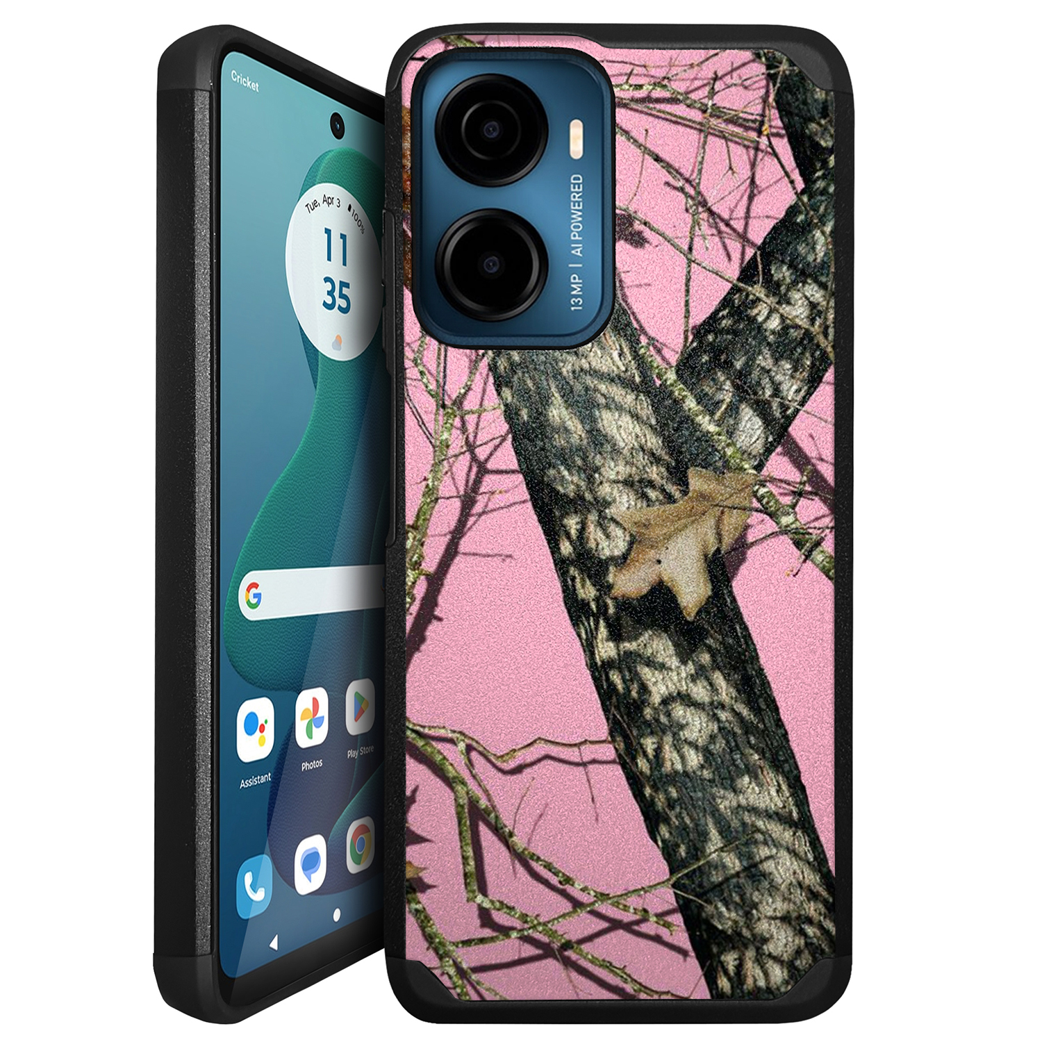 For [Propel 2 5G / Cricket Magic 2 5G 2024][Dual Two Piece Case]Combat Camo  | eBay