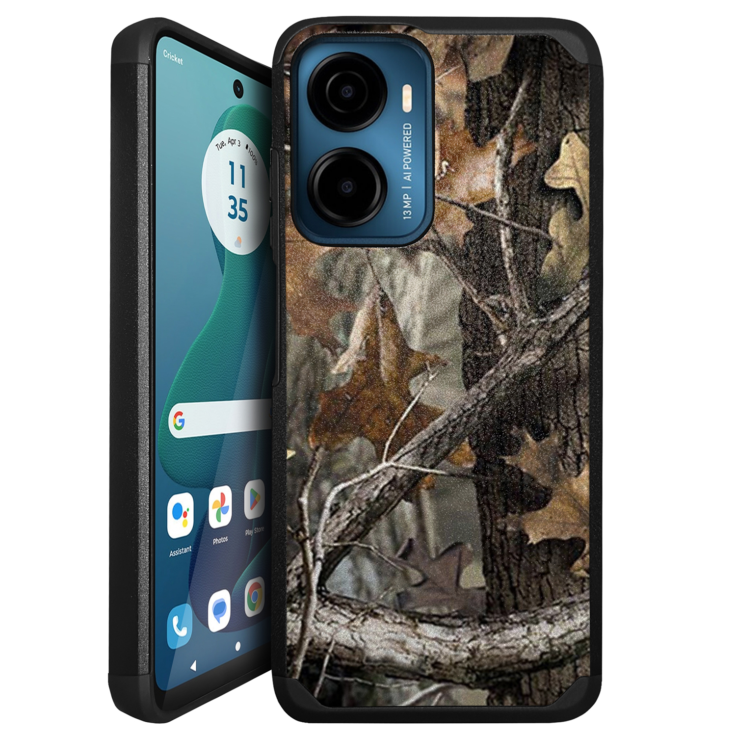For [Propel 2 5G / Cricket Magic 2 5G 2024][Dual Two Piece Case] Camo