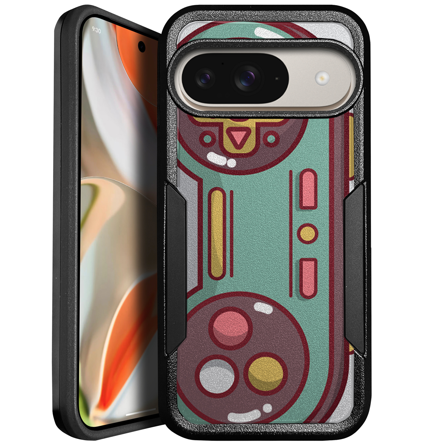 For [Pixel 9 / Pixel 9 PRO][HYBRID ARMOR][Dual Two Piece Case]