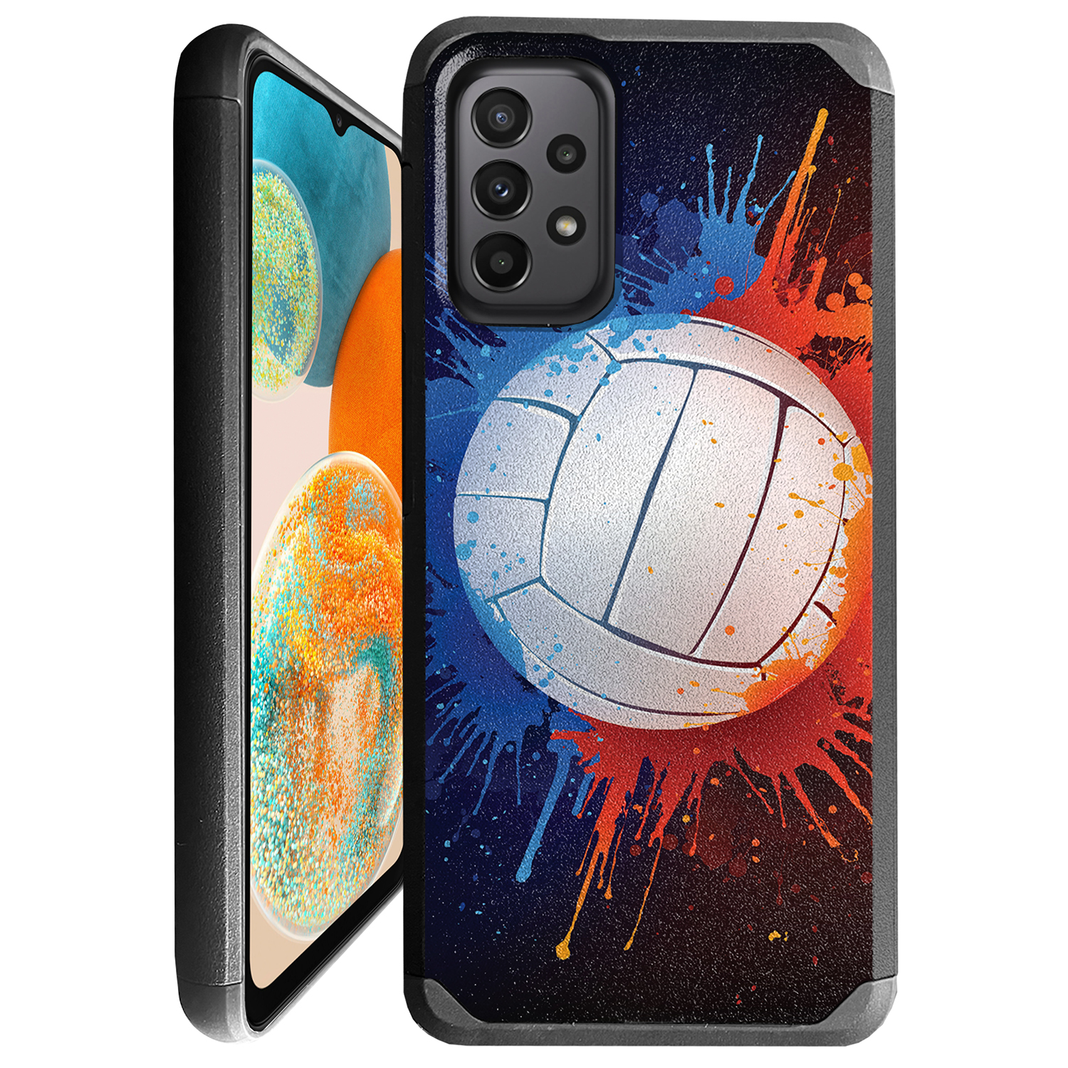 For [Samsung Galaxy A23 5G][DUAL TACTICAL][Hybrid Two Piece Case] Sport Case