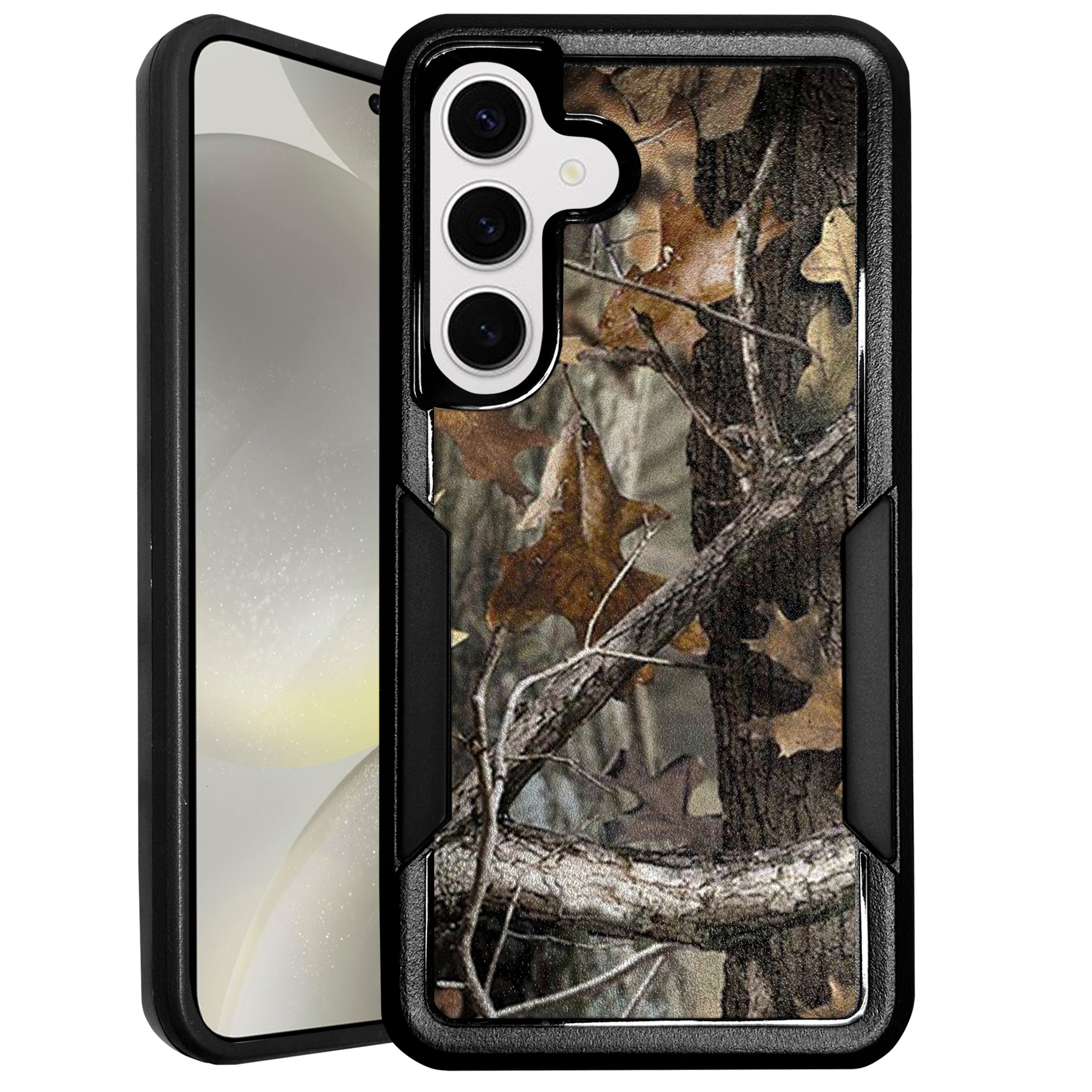 For [Samsung Galaxy S23][HYBRID ARMOR][Dual Two Piece Case] Camo