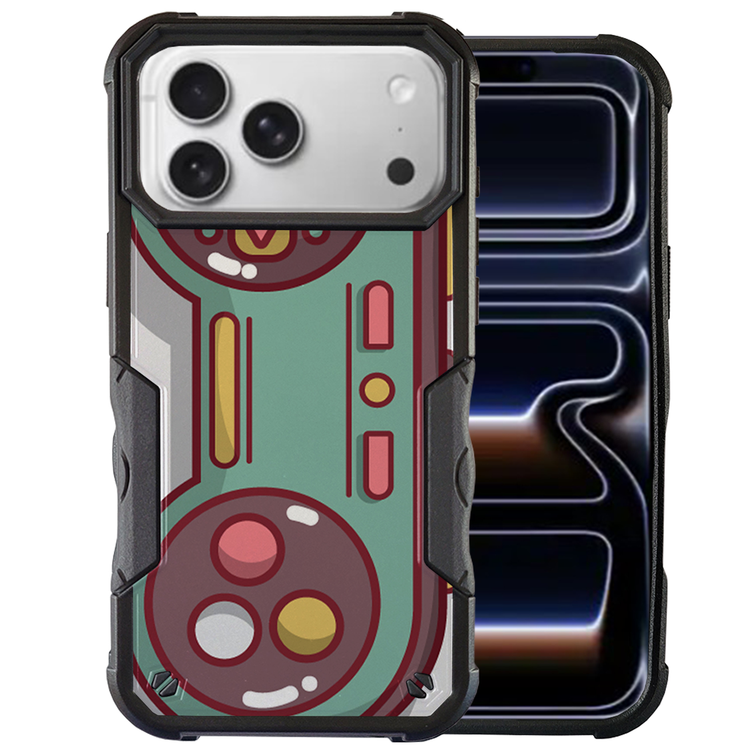 For [iPhone 17 PRO][DUAL TACTICAL][Hybrid Two Piece Case]
