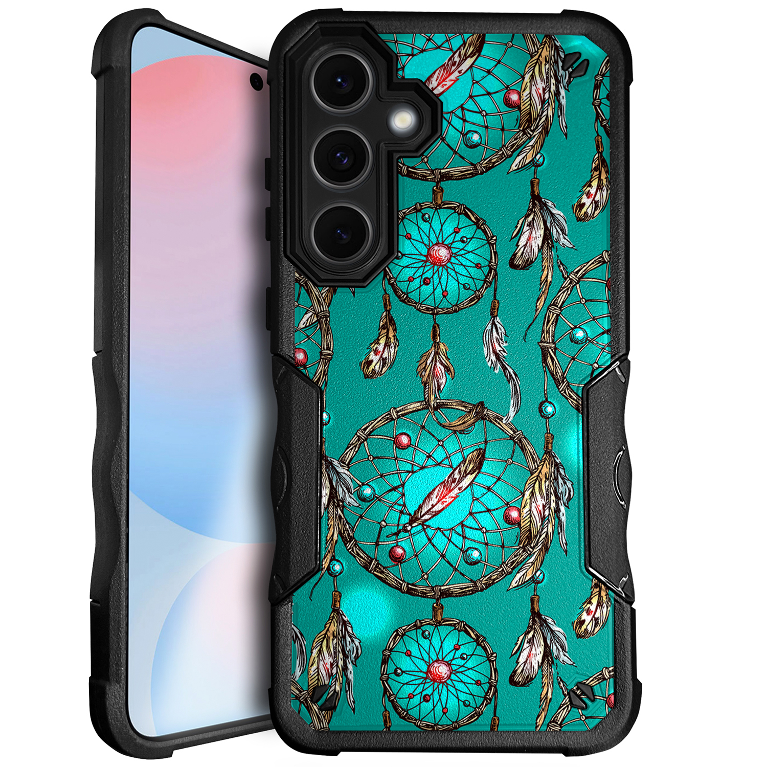 ☆Custype☆ThreadTrend- Samsung Galaxy Phone Case Set For [Samsung Galaxy A36 5G][DUAL TACTICAL][Hybrid Two Piece