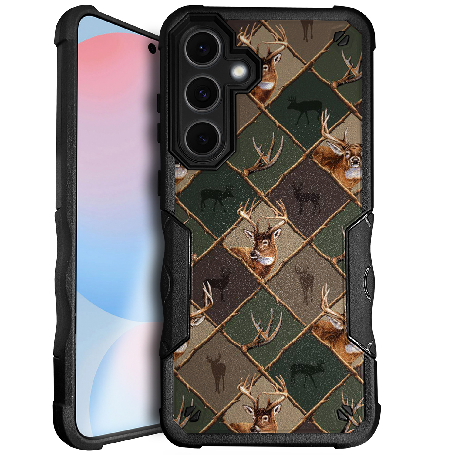 For [Samsung Galaxy A16 5G][DUAL TACTICAL][Hybrid Two Piece Case] Shock