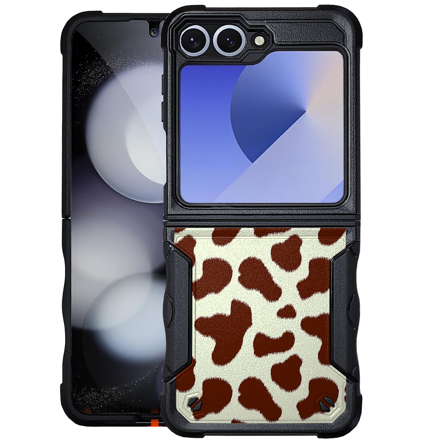 For [Samsung Galaxy Z Flip6][DUAL TACTICAL][Hybrid Two Piece Case] Matte Slim