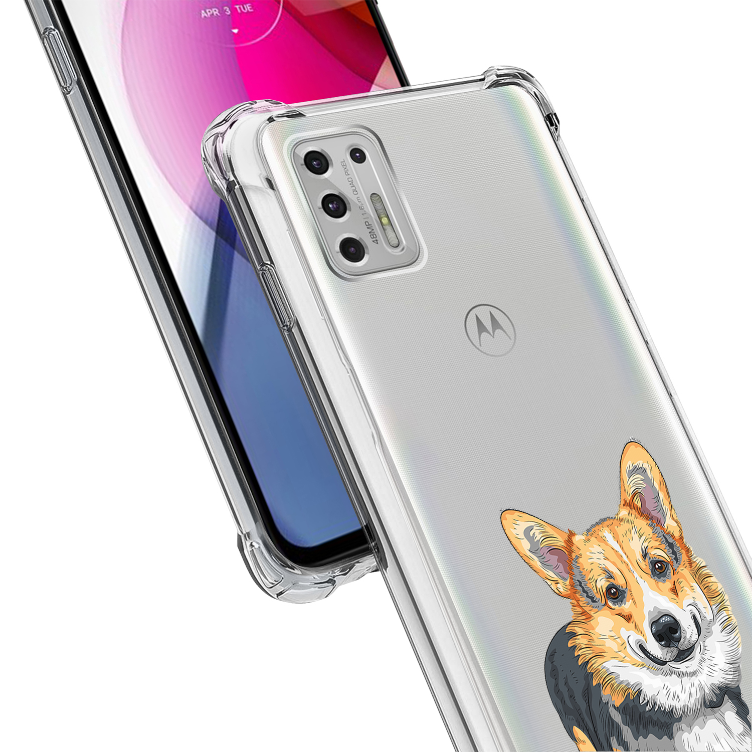 clear moto g stylus case