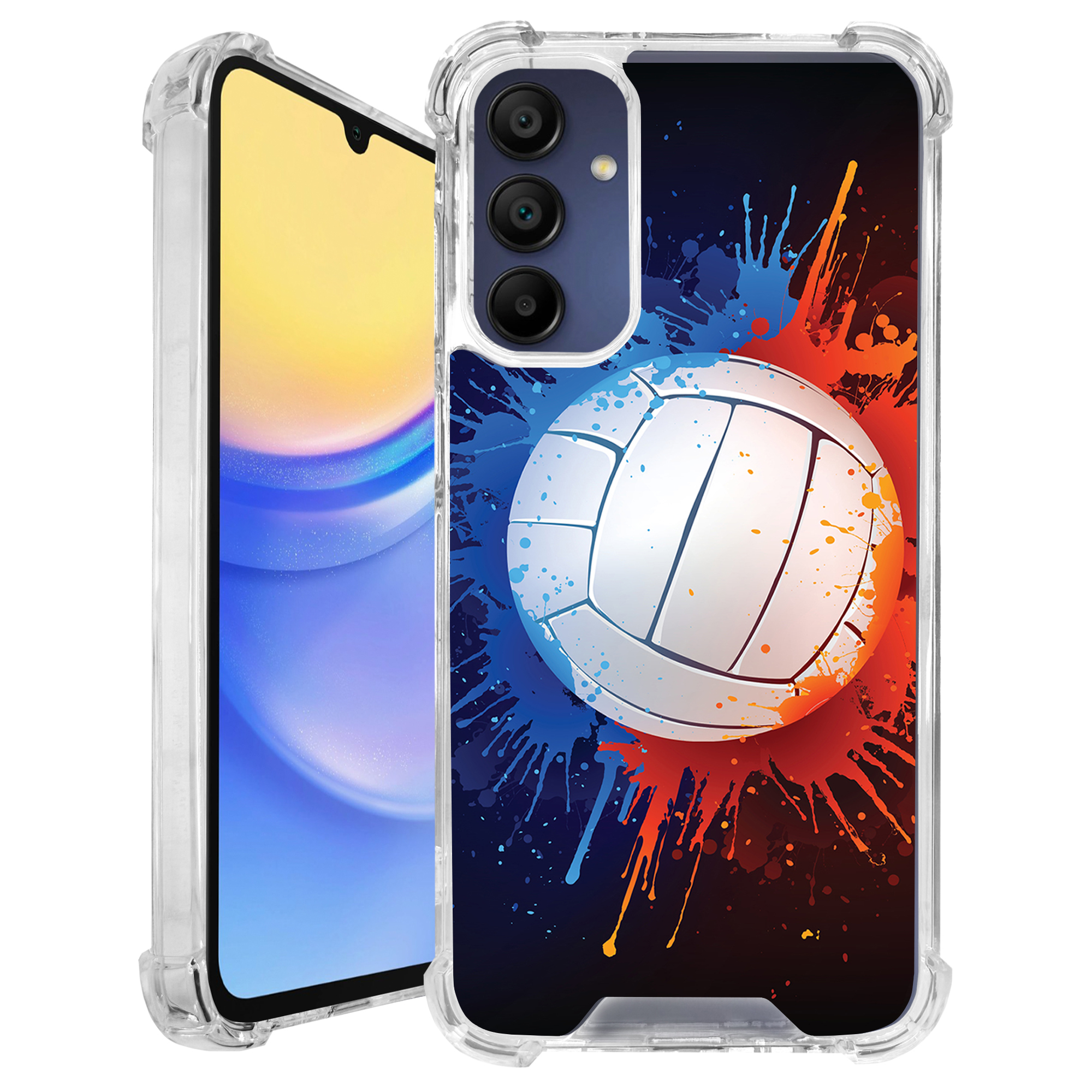 For [Samsung A25 5G][CRYSTAL CLEAR Fiber SET6] Matte Case Slim Flexible